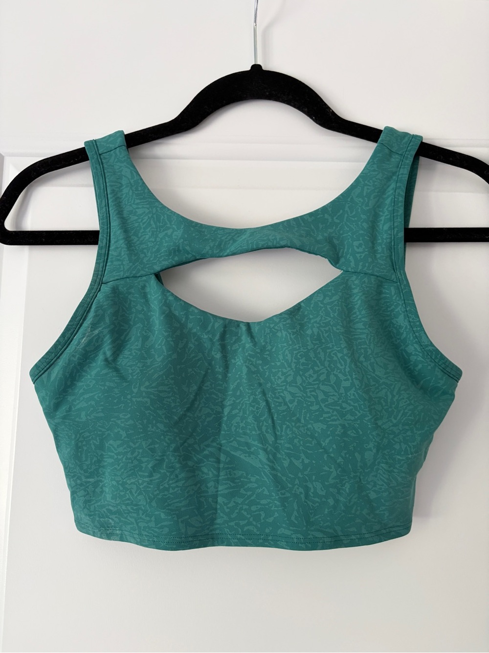 lululemon athletica Teal Cutout Sports Bralette